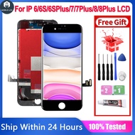 Original LCD Compatible For IPh 6/6S/7 LCD 7 Plus 8 8 Plus LCD Screen Display Touch Screen Digitizer