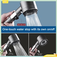 shopeestore|  Low Water Pressure Solution Shower Head High-pressure Shower Head for Low Water Pressure 3-mode High Pressure Handheld Shower Head with Silicone for A for Southeast