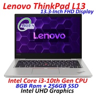 Refurbish Laptop Lenovo ThinkPad L13 Core i3-10th Gen Notebook 13.3 inch Display, Used Lenovo Laptop
