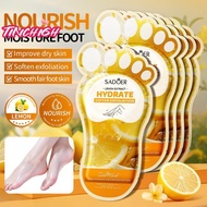 [TinchighM] SADOER Lemon Foot Mask Moisturizing Whitening Foot Peeling Mask Anti-aging Exfoliating F