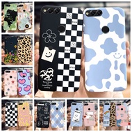 Cute Cow Soft Phone Case Honor 7X Casing Silicone Bumper Honor7X BND-L22 BND-L21 BND-L24 BND-L34 Mat
