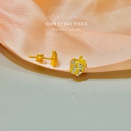 EMAS 375 SUBANG APPLE 🍎 EPAL 375 GOLD EARRINGS S123
