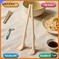 KKGOO 1pair Foot Shape Chopsticks, 22cm Easy-to-Use Toe-Shaped Chopsticks, Novelty Lightweight With 