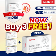 ASOLUTE SOMA 300 L-Glutathione 300MG (30S) | Powerful Antioxidant Protection Skin Brightening and Ev