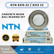 NTN 6210 ZZ 6212 ZZ Concrete Mixer Deep Groove Ball Bearings 100% ORIGINAL Made In JAPAN