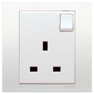 Switch Socket Outlet 13A Schneider Electric - plug 13Amp