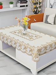 Gold Stamping Printed Tea Table Table Cloth Waterproof Dining Table Cloth Dustproof Tea Table Cloth 