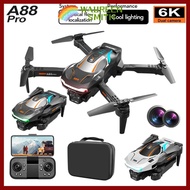 WAUREENSMITH A88 Drone, Folding Obstacle Avoidance Optical 4K Three Camera Flow Positioning Upgraded
