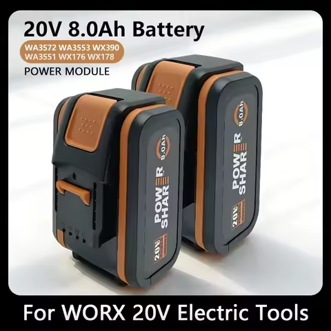 Original Worx Lithium-Ion Battery Replacement Aste Au Lithium-Ion D'Origine Worx Wa3551, Wa3553 Wx17