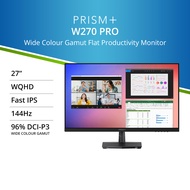 PRISM+ W270 PRO | 27" 144Hz WQHD [2560 x 1440] Fast IPS Professional Monitor