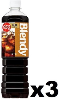 F16148_3 Suntory Blendy 低糖黑咖啡 950ml x (3樽裝)