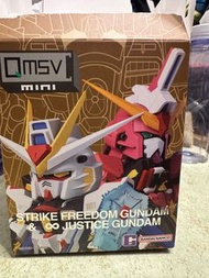 ‼️QMSV MINI盲盒‼️ STRIKE FREEDOM GUNDAM &amp; JUSTICE GUNDAM 7號小隱藏款 (JUSTICE GUNDAM TRANSLICENT COLOR VER.)