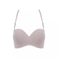 WACOAL NON-WIRED BRA / MOULD CUP / HALF CUP / REMOVABLE SHOULDER STRAPS ES5606 TIMBERWOLF Size 70C 华