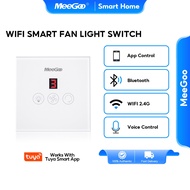 MeeGoo Smart Fan Light Switch WiFi Voice Control/App Remote 5 Speed Timer Function Energy saving