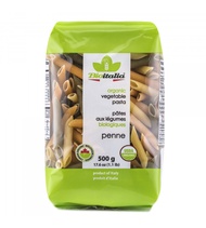[Hoàn Tiền 15%]Nui ống dài rau củ hữu cơ Bioitalia veggie penne 500g