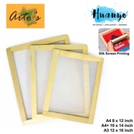 Artos Silk Screen Printing Wooden Frame Block ( A4 - 8 x 12 inch / A4 Plus - 10 x 14 inch / A3 - 12 