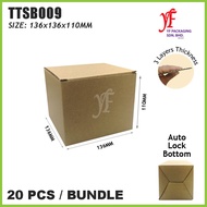 Tuck Top Snap Bottom Box (20pcs) 136x136x110mm