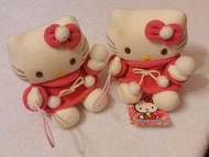 Hello Kitty綁帶窗簾公仔一對