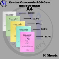 Concorde A4 Paper 200Gsm 10Sheets