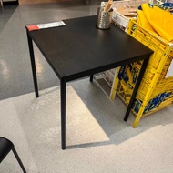 IKEA Domestic Daigou IKEA IKEA Sanderbery Table Black 67x67cm Study Table Simple Dining Table