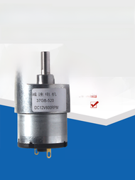 Thu Nhỏ Full Kim Loại Động Cơ Giảm Tốc Jgb37-520 Dc Giảm Tốc Động Cơ 6v 12v 24v Tích Cực Đảo Chiều C