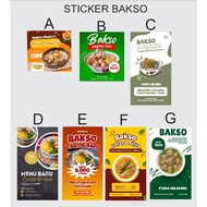 Meatball stickers/pentol stickers/frozen food stickers