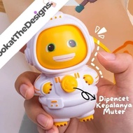 GANTUNGAN Dino Keychain VIRAL NAILONG FACE Changing KEYCHAIN NAILONG FACE SWAP Face Changing Doll