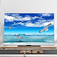 TV Cover Dust Hood Table Wall Hanging Curved Screen Universal LCD TV Hood Hanging 32 - To 75-inch TV Dust Cover(Size:49-52IN(118X70CM),Color:B)