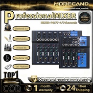F4 (4CH) & F7 (7CH) Mixer - Bluetooth 5.0, 48V Phantom, 3-Band EQ, USB Record/Play - Live/Studio/DJ 