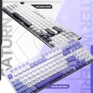 Thunderobot K96 Tri-mode Wireless Mechanical Keyboard Low-profile Typing Keyboard 98 Keys With Rolle