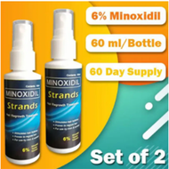 Original Minoxidil Strands 6% Minoxidil Topical Solution Treatment for Hydrating Oily Scalp Dryness 