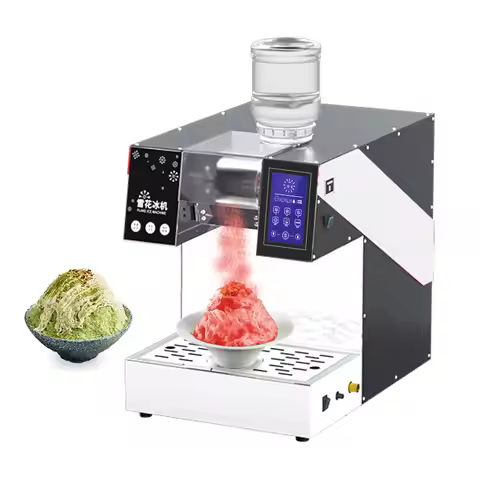 Snow Flake Ice Bingsu Machine New Arrival Water Cooling Auto Bingsu Machine Korean Flake Snow Ice Sh