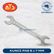 ATS 6 x 7 mm Open End Wrench 6x7mm Open End Wrench