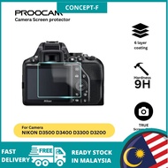 🔥READY STOCK🔥PROOCAM SPN-D3500 GLASS SCREEN PROTECTOR  NIK D3500 D3400 D3300 D3200 1