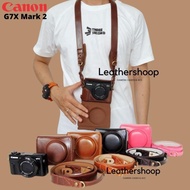 Leather Case Cover camera Canon G7Xii G7X Mark Ii