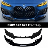 BMW 4 Series G22 G23 Front Lip Gloss Black M Sport 420i 430i 440i Bumper Bodykit