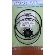 COMPRESSOR SEAL KIT SET LIP SEAL &amp; BODY ORING AIR COND(KANCIL DENSO SC06E)