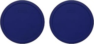 Pyrex 7403-PC 10-Cup Navy Blue Mixing Bowl Replacement Lid - 2-Pack