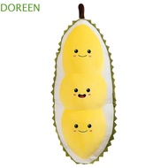 DOREEN Durian Hugging Pillow, Appease Collection Fruit Durian Plush Pillow, Cartoon Soft 30cm Fluffy