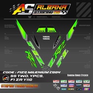 Transparent Striping yamaha f1zr f1zr zr 2001/transparent sticker f1zr 2002