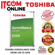 TOSHIBA S300 & S300 PRO 1TB 2TB 4TB 6TB 8TB 10TB 20TB 22TB 128MB 256MB 5400RPM 7200RPM SATA III SURV