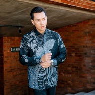 KEMEJA My Aksa Batik Dobby Long Shirt Dobby Azam Baju Batik Batik Lelaki