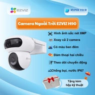 EZVIZ H90 Dual Binocular WiFi Camera (4MP + 4MP), H9C 5MP Outdoor - 360 Degree Rotation - 2-Way Talk
