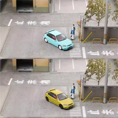 Model One 1:64 Civic Type-R EK9 Die-Cast Car Model Collection Miniature