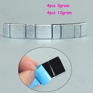 Metal Counterweight Balance Block Weights for 1.9" 2.2" Wheel Rims RC Rock Car Traxxas TRX-6 TRX4 Ax