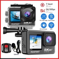 Action Camera 5k30fps 4k60fps 48mp 2.0 Touch Lcd Eis Dual Screen Wi-fi 170d Dvr Webcam Waterproof 30