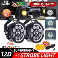 2PCS 4.5inch LED Work Light Spotlight Fog light Driving Light for BMW R1200GS R1250GS F800 F850 F900