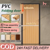 Sliding door PVC folding door Accordion door Indoor household partition rail door Kitchen and bathro