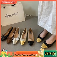 Bow Soft Sole Flat Shoes Women OL Professional Work Women's Shoes