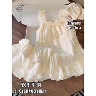 baju tidur perempuan baju tidur perempuan cotton Milk Huhu Women's Summer Pajama Set - Soft Cotton P